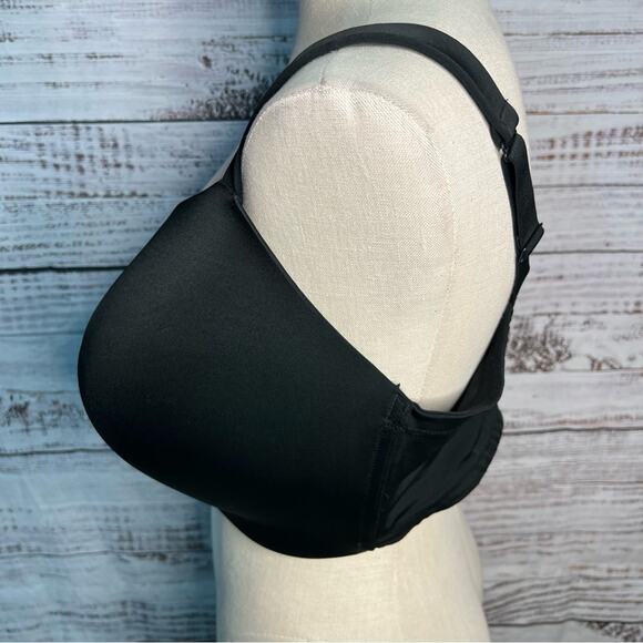 Cacique 40H Bra Lightly Lined T Shirt Bra No Wire Black Wireless Lane Bryant - Picture 5 of 12
